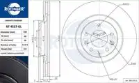 Тормозной диск ROTINGER RT 4537-GL