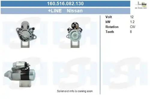 Стартер CV PSH 160.516.082.130