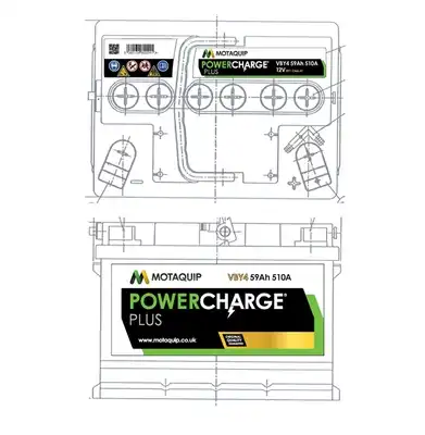 Аккумулятор MOTAQUIP VBY4