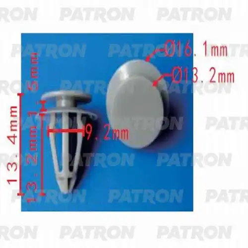 Клипса MB (упаковка 100шт.) P37-0244A PATRON