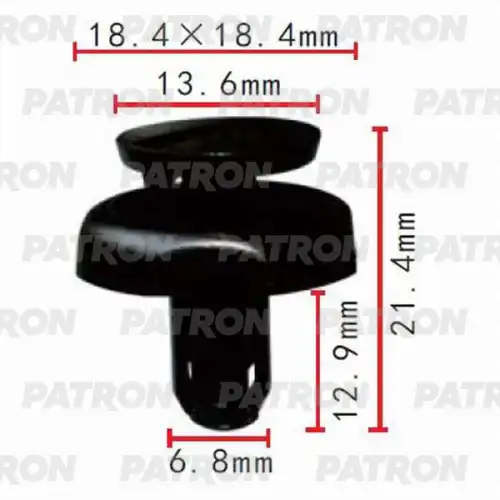 Клипса пластмассовая P37-0319 PATRON