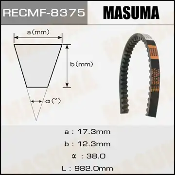 Ремень клиновой MASUMA 8375