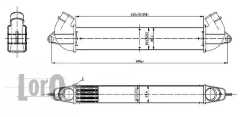 Интеркулер ABAKUS 016-018-0001