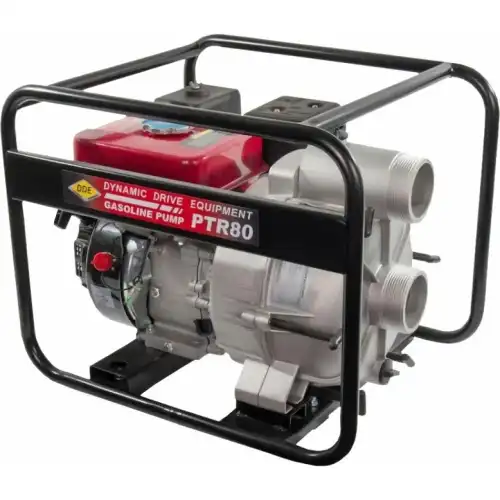 PTR80 DDE Мотопомпа бензиновая грязевая PTR80