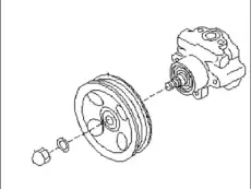 Насос гидроусилителя руля SUBARU 34411FC0238A