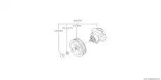 Насос гидроусилителя руля SUBARU 34411FC0228A