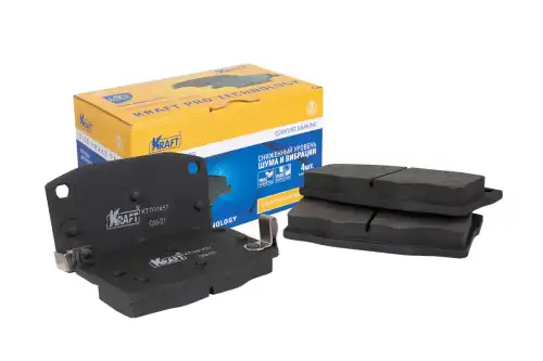 Тормозные колодки дисковые KRAFT KT 091452