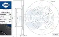 Тормозной диск ROTINGER RT 20747-GL T3