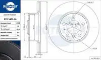 Тормозной диск ROTINGER RT 21402-GL