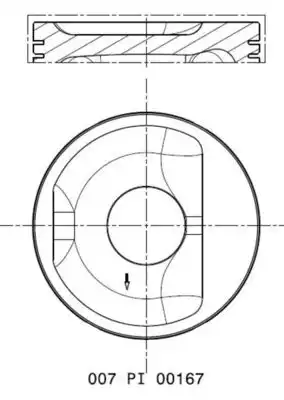 Rebore Kit 007 PI 00167 000 MAHLE