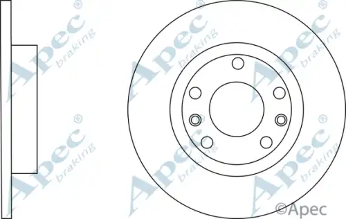 Тормозной диск APEC BRAKING DSK3142