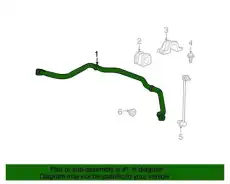 SHAFT,FRT STAB(32MM O.D.) 15905568 GMC