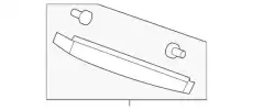 BAFFLE,RAD AIR LWR(INCLS 25) 22865528 GMC