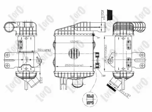 Интеркулер ABAKUS 019-018-0002