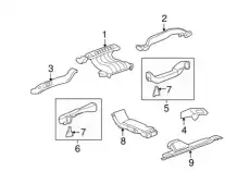 SENSOR,FLR AIR TEMP(ACDelco #15-73667) 15234431 GMC