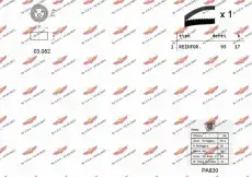 Комплект ремня ГРМ 04.5029PA AUTOKIT