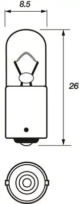 Автолампа MOTAQUIP VBU233