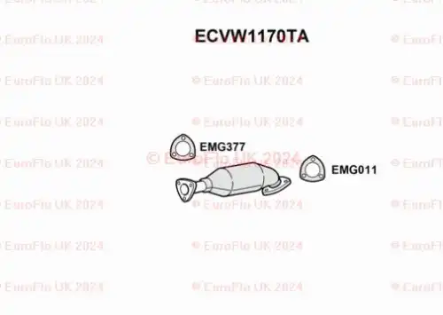 Катализатор ECVW1170TA EUROFLO