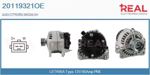 Генератор REAL 20119321OE