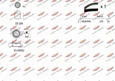 Комплект ремня ГРМ 04.5100 AUTOKIT
