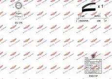Комплект ремня ГРМ 04.5307PA AUTOKIT
