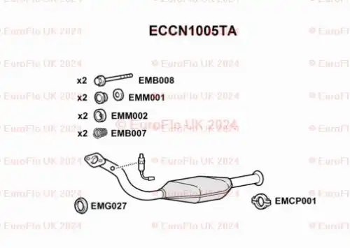 Катализатор ECCN1005TA EUROFLO