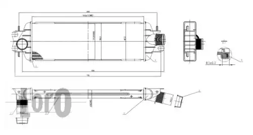 Интеркулер ABAKUS 035-018-0003