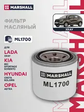 фильтр масляный Hyundai Solaris I, II 11>, Kia Cee'd I, II 07>, Mazda 3 07> / 6 02>