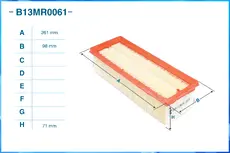 Фильтр воздушный CWORKS B13MR0061