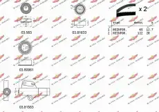 Комплект ремня ГРМ 04.5389 AUTOKIT