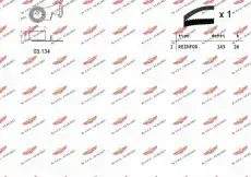 Комплект ремня ГРМ 04.5144 AUTOKIT