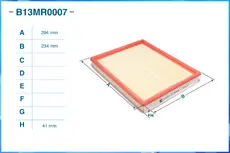 Фильтр воздушный CWORKS B13MR0007