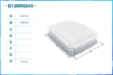 Фильтр воздушный CWORKS B13MR0040