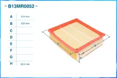 Фильтр воздушный CWORKS B13MR0052