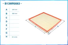 Фильтр воздушный CWORKS B13MR0063