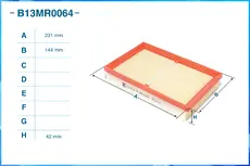 Фильтр воздушный CWORKS B13MR0064