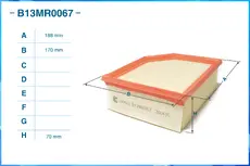Фильтр воздушный CWORKS B13MR0067