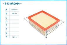 Фильтр воздушный CWORKS B13MR0084