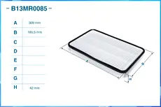 Фильтр воздушный CWORKS B13MR0085