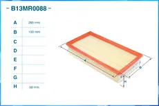Фильтр воздушный CWORKS B13MR0088
