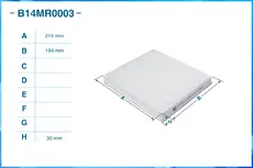 Салонный фильтр CWORKS B14MR0003