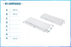 Салонный фильтр CWORKS B14MR0006