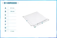Салонный фильтр CWORKS B14MR0008