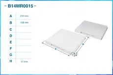Салонный фильтр CWORKS B14MR0015