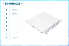 Салонный фильтр CWORKS B14MR0023