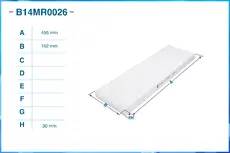 Салонный фильтр CWORKS B14MR0026