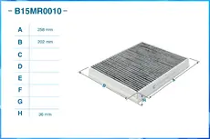 Салонный фильтр CWORKS B15MR0010
