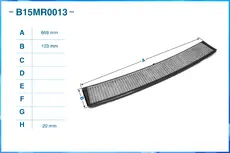 Салонный фильтр CWORKS B15MR0013