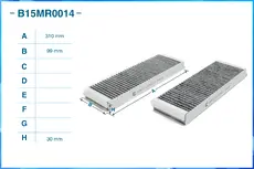Салонный фильтр CWORKS B15MR0014