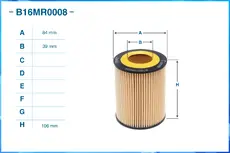 Фильтр масляный CWORKS B16MR0008